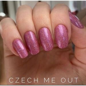 Czech Me Out  Color Street Pink Party Nail Strips/Czech Me Out